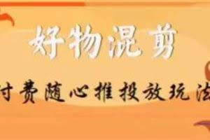 【万三】好物混剪付费随心推投放玩法，随心投放小课抖音教程