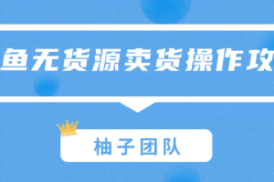 闲鱼无货源卖货操作攻略，撸起袖子干就能赚钱的副业