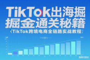 TikTok出海掘金通关秘籍，TikTok跨境电商全链路实战教程