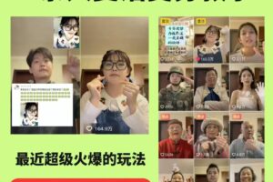 AI亲人复活变身教学，最近超级火爆的项目，涨粉超级快，私域引流代做服务，收徒等