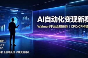 （19791期）AI智能数据与流量平台日收300+｜自动化流量变现新项目