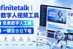 Infinitetalk丨ai数字人视频工具，免费数字人工具，一键整合包下载