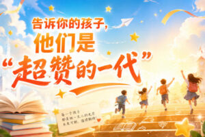 某付费社群专属文章：告诉你的孩子，他们是“超赞的一代”。