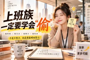 某社群精选付费文：上班族一定要学会“偷“