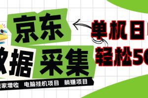 闲置电脑变现！单机单天收益500+，京东数据采集优化，全天纯挂G【揭秘】