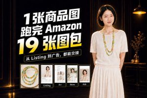 一张商品图，怎么做成Amazon 19张完整图包？我把整个流程跑了一遍