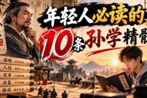 某公众号付费文章：年轻人必读的10条孙学精髓